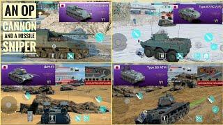 War Thunder Mobile HO-Ri type 60 atm m47 type 87 november event gameplay