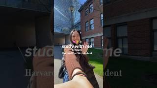 Study w/ me for *6 HOURS* as a Harvard Premed student (exam edition) ‍️