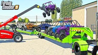 $150,000 WORTH OF RAZORS & ATVs! BUYING INVENTORY FOR THE POWERSPORTS STORE | FARMING SIMULATOR 2019