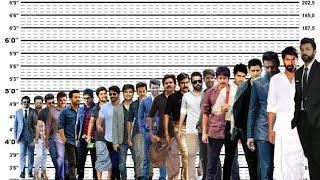 Tollywood Heroes Height Comparision | All Super Stars From Tollywood | Tollywood Heroes