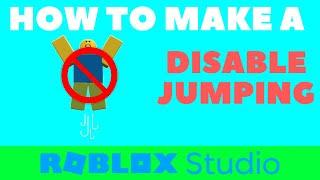 How to Disable jumping in Roblox Studio