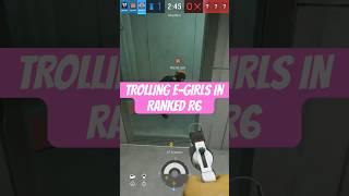 L E-girl #rainbowsixsiege #r6 #egirl #funny #jynxi #troll #gaming #r6clips #meme #r6funny #siegeclip