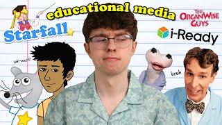 Educational media was kinda weird...