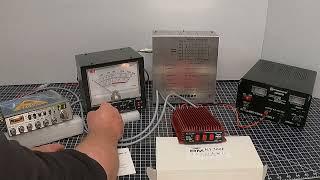 RM Italy KL300P  Will it really do 300 watts? 300 watt CB Linear Amplifier demo.