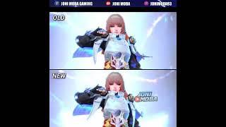 PERUBAHAN SKIN/OPTIMIZED GUINEVERE LEGEND SKIN COMPARISON - MOBILE LEGENDS #shorts #mlbb