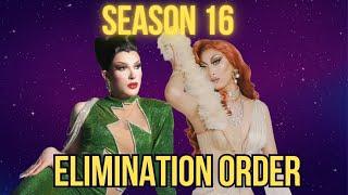 Season 16 Elimination Order | Early Leaks | Drag Crave