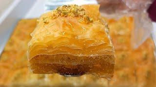 جربي الجلاش بالكنافه وهتنبهري بجماله️بشكل وطعم احترافي ينافس اكبر حلواني️لازم تعمليه ف رمضان