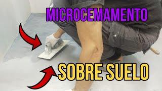 ️​️​Como Aplicar Microcemento en el Suelo . ​​ SIN FALLOS