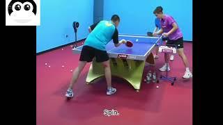 Pushing long and pivot attack ，Zhang Jike Teaches You How to Train Like the Chinese National Team（7）