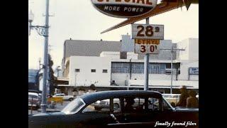 Vintage 1960s Webb's City St. Petersburg Florida home movie clip gas station restaurant cars history