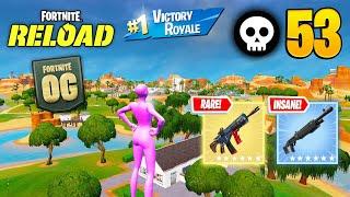 53 Elimination MK7 MYTHIC Solo Vs Squads Reload Zero Build Gameplay Wins (Fortnite RELOAD chapter 6)