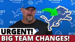 BREAKING NEWS! LIONS MAKE SHOCKING CHANGES! YOU WON’T BELIEVE WHAT HAPPENED! DETROIT LIONS NEWS