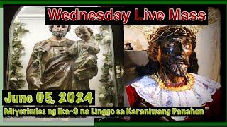 Filipino Live Mass Today Wednesday June 05, 2024