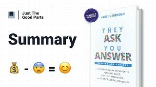 They Ask, You Answer by Marcus Sheridan | Book Summary