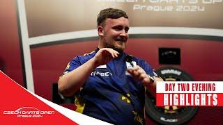 RECORD BREAKING AVERAGES! | Day Two Evening Highlights | 2024 Gambrinus Czech Darts Open