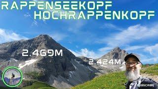 Rappenseekopf (2.469m) & Hochrappenkopf (2.424m) Runde | Tour durch das Stillachtal | Rappenseehütte