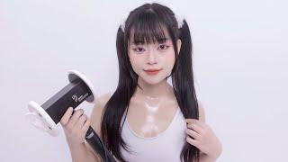 晓美 Xiao Mei ASMR  舔耳口腔音喘息 Ear Licking  Licking And Eating Ear Licking