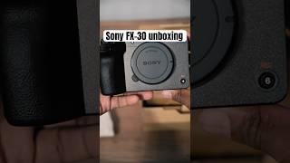 Unboxing my new Sony FX30 #shorts #sony #fx30 #fx3 #fyp #jrgfilmz #videography #cinematography