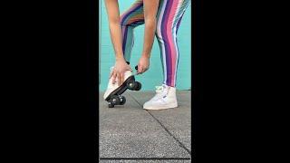 DETACHABLE ROLLER SKATES!  Would you try these?