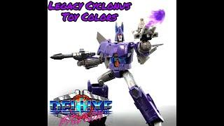 Deluxe Baldwin Reviews Transformers Legacy Voyager Class Cyclonus w/Nightstick.