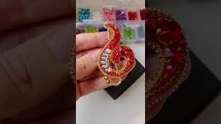 #handmade #бисер #брошьизбисера #jewelry #брошь #fashion #москва #брошьручнойработы #украшения #хмао