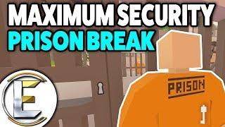 Maximum Security Prison Break - Unturned Roleplay (Planning An Escape From A Prison)
