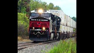 New NS Moving The Weight of The World Engine! New Amtrak ALC-42 Engine! BNSF Grain Train DPU + More