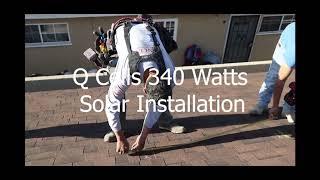 Q Cells 340 Watts Solar Installation