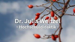 Dr. Julia Weitzel - Hochschuldidaktik