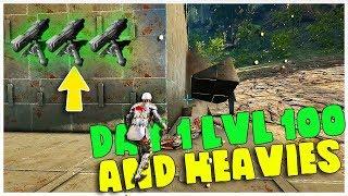 Day 1 level 100, heavies, Small RAIDS! Ark MTS SERVERS | Ark: Survival Evolved