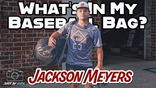 What's In My Baseball Bag? With Catcher Jackson Meyers