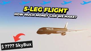 Flying a FULL 5-LEG FLIGHT in Cabin Crew Simulator!