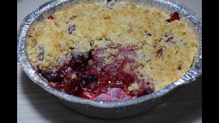 ЯГОДНЫЙ КРАМБЛ. Очень вкусный десерт. Быстро и просто.