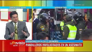 Pandilleros involucrados en un asesinato, operativos en la calle Graneros