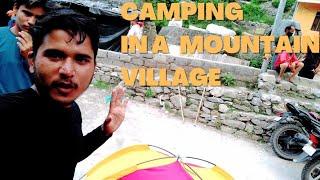 CAMPING IN A MOUNTAIN VILLAGE