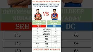 Bhuvneshwar Kumar Vs Kuldeep Yadav IPL batting compare #cricket #compare #viral #shortvideo #dc #srh