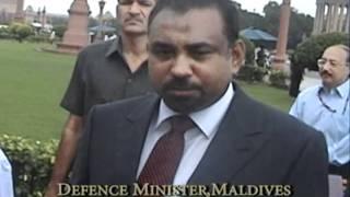 Maldives Defence Minister on India Visit