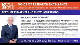 Voice of Research Excellence - Webinar 21