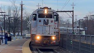 NJ Transit - The Evening Rush Hour at Denville (12/26/23)