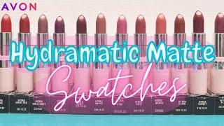 HYDRAMATIC MATTE AVON SWATCHES | Sara sin hache