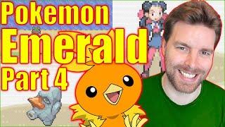 Pokemon Emerald - Walkthrough Part 4 - GBA Gameplay / Blind Playthrough - Roxanne's Nosepass