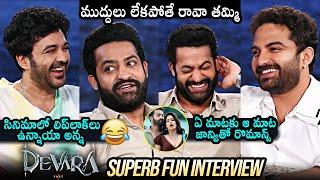 NTR Full Fun Ride Chit Chat With Star Boy Siddu Jonnalagadda and Vishwak Sen | Devara |Janhvi Kapoor