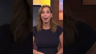Meteorologist Mike Bettes loses hat in Tropical Storm #Harold #shorts