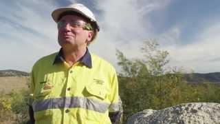 Glencore’s Mangoola mine is developing natural landform in its mine overburden rehabilitation.