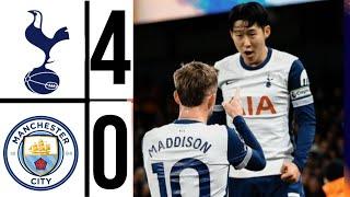  Tottenham Vs Man City (4-0) All Goals and Extended Highlights | premier!league 2024/25