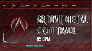 Groovy Metal Drum Track 95 BPM | Preset 3.0 (HQ,HD)