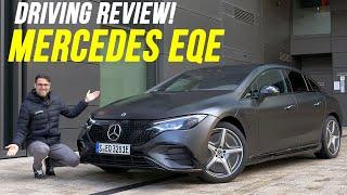 Mercedes EQE 500 AWD AMG-Line driving REVIEW - how good is the electric CLS / E-Class?