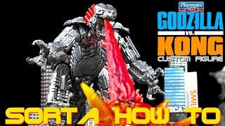 Custom Playmates Godzilla VS Kong MechaGodzilla Figure - DIY In Under 20 Minutes! - Sorta How To