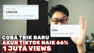 Konsisten Upload TikTok 28 Hari Views Tembus FYP 1 Juta dan Naik 66%