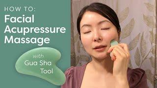 How To Facial Acupressure Massage With Gua Sha Tool | Benefits | Technique | FOLLOW ALONG  Lémore 